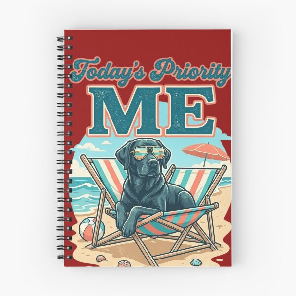 Item preview, Today's Priority: ME - Relaxed Lab in Sunglasses on the beach designed and sold by Sonofwilliam.