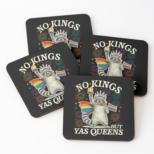 Item preview, no kings but yas queen raccoon funny LGBT designed and sold by elongatedjazz.