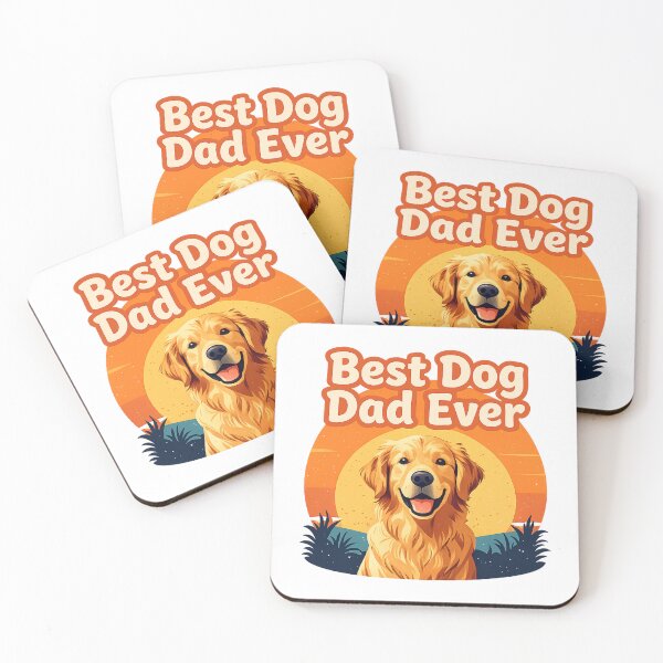 Item preview, Best Dog Dad Ever   designed and sold by LuloCreative.