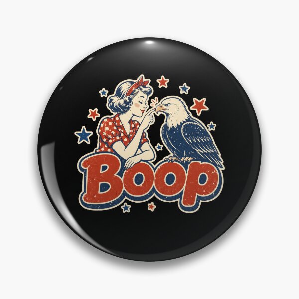 Artikelvorschau, Boop Eagle – Patriotischer Humor zum 4. Juli entworfen und verkauft von Randomera.