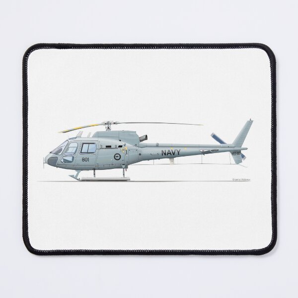 Item preview, EUROCOPTER AS350 B A22-019 ARMY 2023 designed and sold by Grubby Fingers Aircraft Illustration.