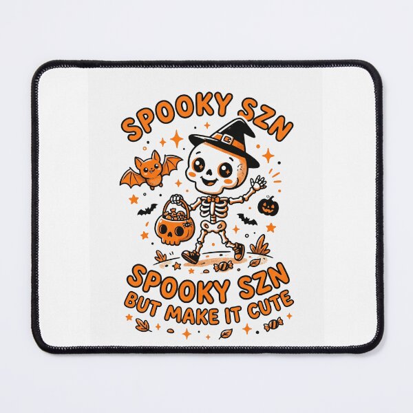 Item preview, Cute Skeleton Halloween Shirt — Spooky Szn But Make It Cute Kawaii Doodle Halloween Gift designed and sold by MaynyStudio.