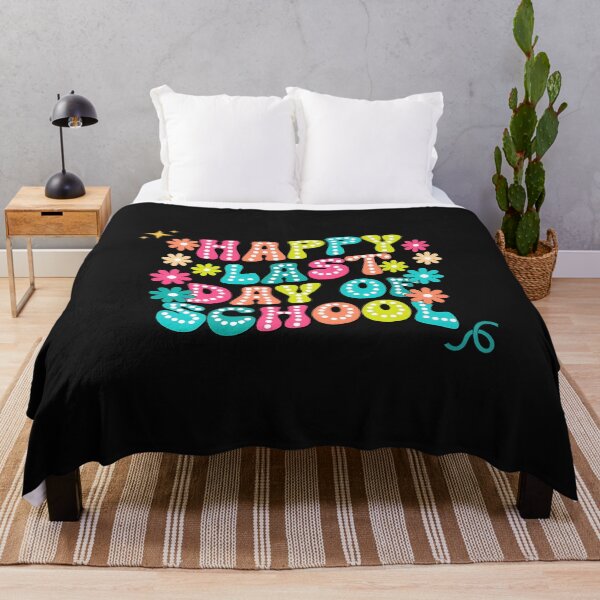 Item preview, Last Day of School Retro Bubble Flower designed and sold by ActuallyVen.