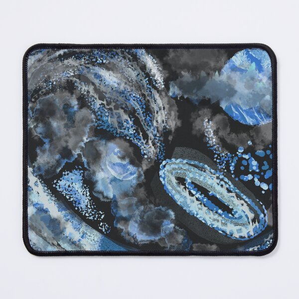 Item preview, Astral Bright Blue Galaxy designed and sold by marigold corner design.
