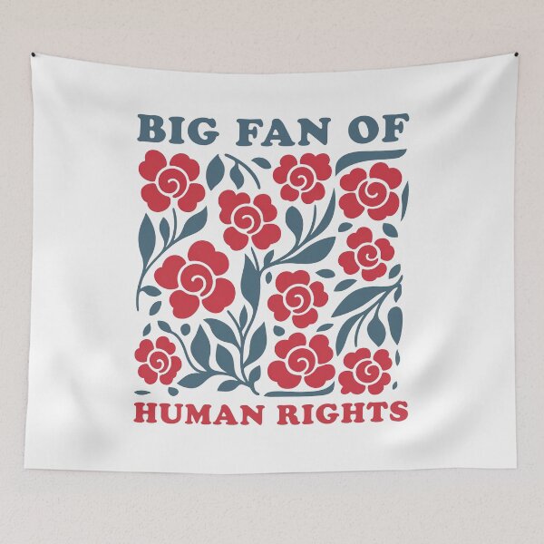 Item preview, Big Fan of Human Rights Funny designed and sold by charoen-design.