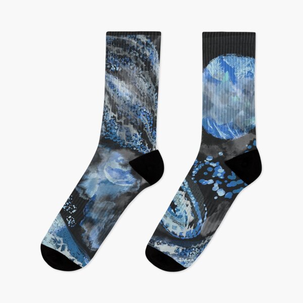 Item preview, Astral Bright Blue Galaxy designed and sold by marigold corner design.