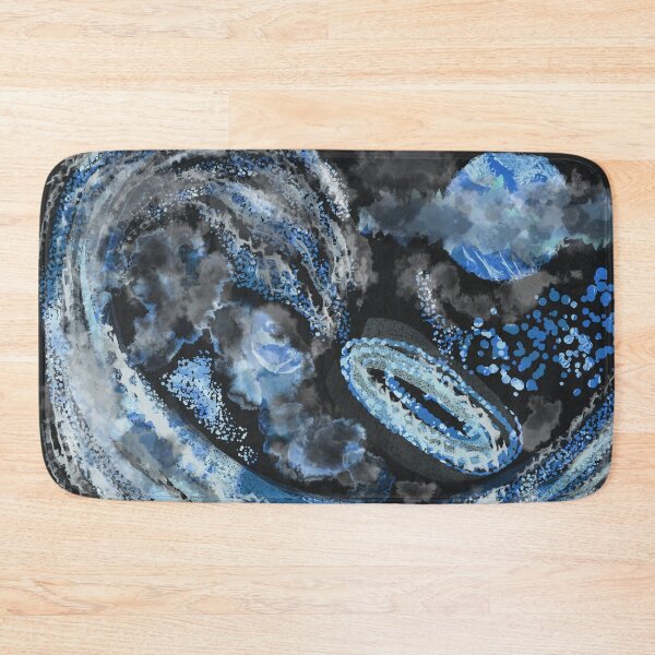 Item preview, Astral Bright Blue Galaxy designed and sold by marigold corner design.