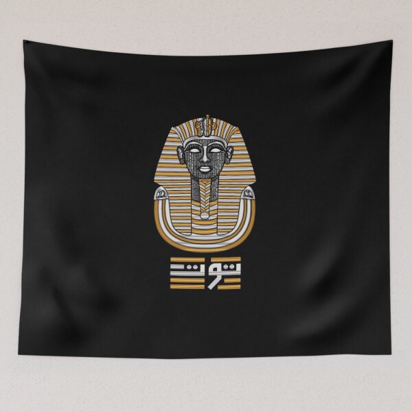 Item preview, King Tut Silver & Gold Egyptian Pharaoh Art designed and sold by pharaohs codex.