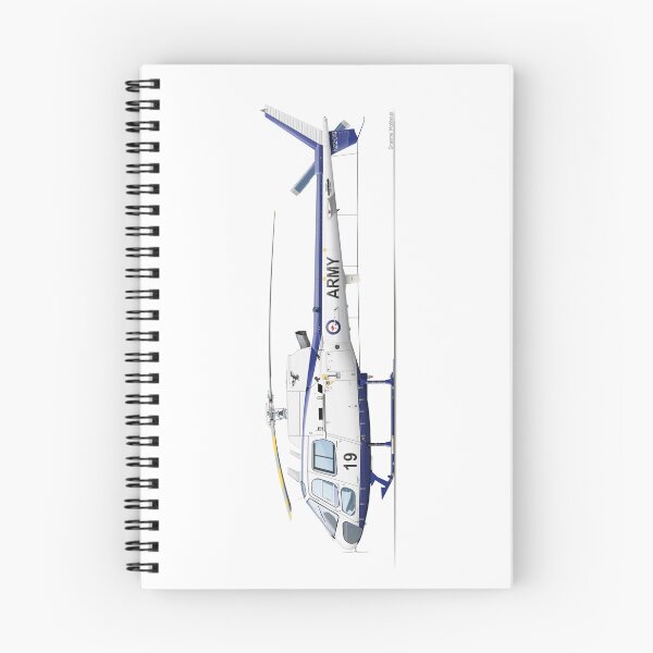 Item preview, EUROCOPTER AS350 B A22-019 ARMY 2023 designed and sold by Grubby Fingers Aircraft Illustration.