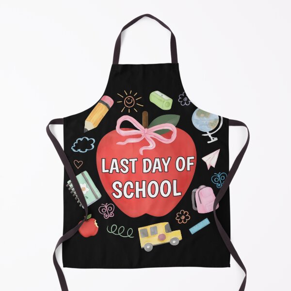 Item preview, Last Day of School Apple Cute Watercolor designed and sold by ActuallyVen.