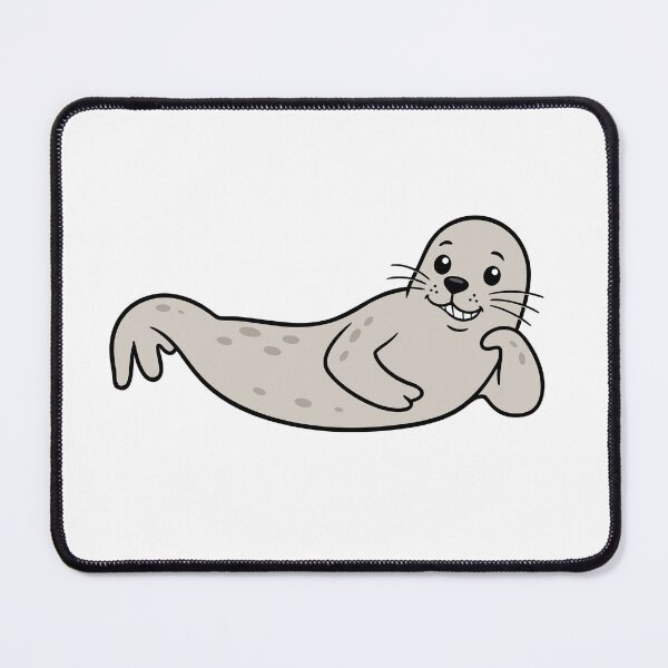 Item preview, Cute Grey Seal Smiling  designed and sold by teeperfect.