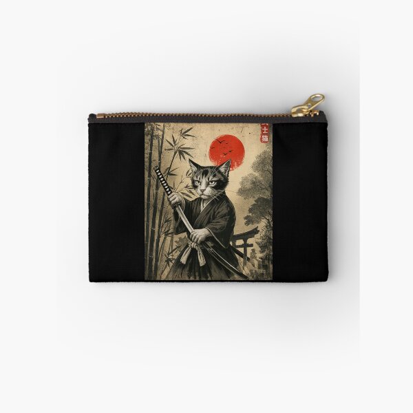 Item preview, Samurai Cat Vintage Japanese designed and sold by charoen-design.