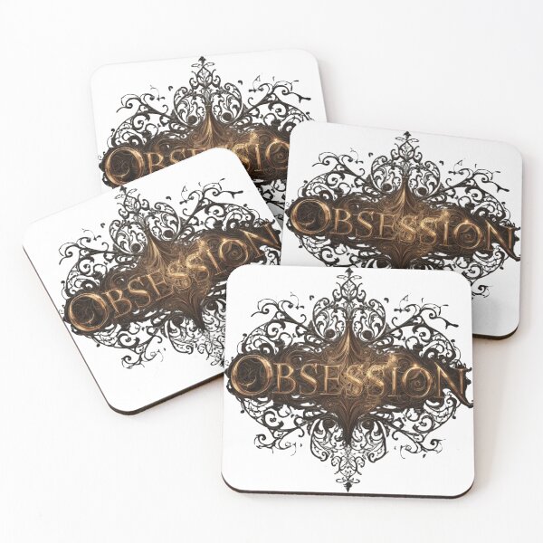 Item preview, Obsession | Luxury Gothic Gold Typography Design designed and sold by Vvmd.