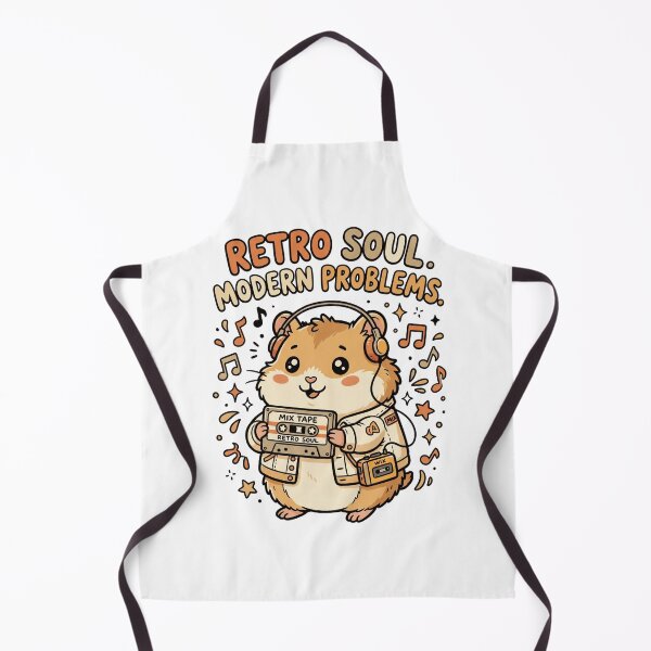 Item preview, Cute Hamster Retro Soul Modern Problems Shirt — Kawaii Doodle Cassette Tape Vintage Music Gift designed and sold by MaynyStudio.