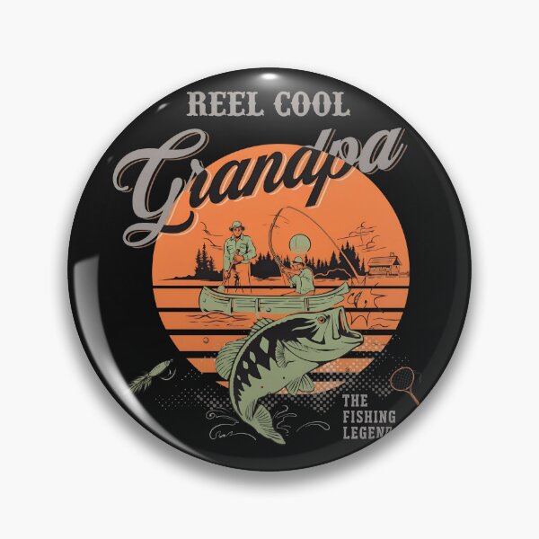 Item preview, Reel Cool Grandpa Fishing Legend Vintage designed and sold by ActuallyVen.