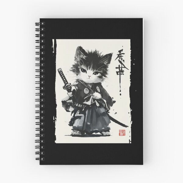 Item preview, Retro Samurai Cat Japan designed and sold by charoen-design.