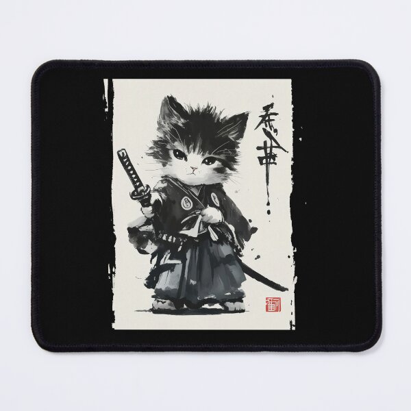 Item preview, Retro Samurai Cat Japan designed and sold by charoen-design.