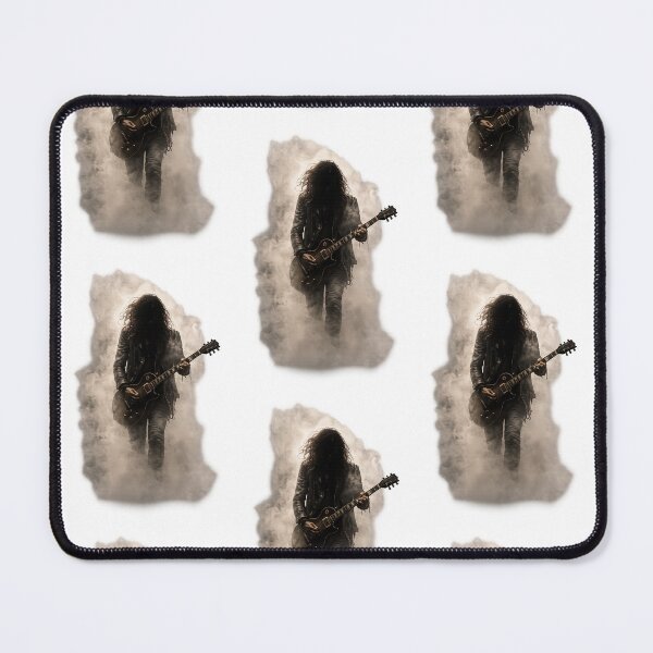 Item preview, Metal Guitarist smoke – Lightning Rock Legend Wall Art designed and sold by Hookesmode.