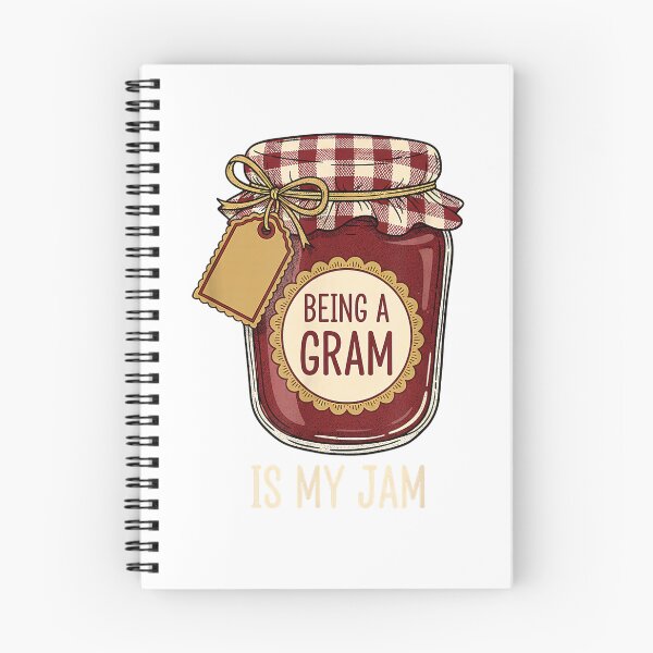 Item preview, Grandparent Being A Gram is My Jam - Funny Grandma Design T-Shirt designed and sold by ‘Nothing Scares Me’ Store.