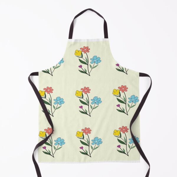 Item preview, Retro Ditsy Floral Pattern Cute Cream Wildflowers designed and sold by AjjimaJKM.