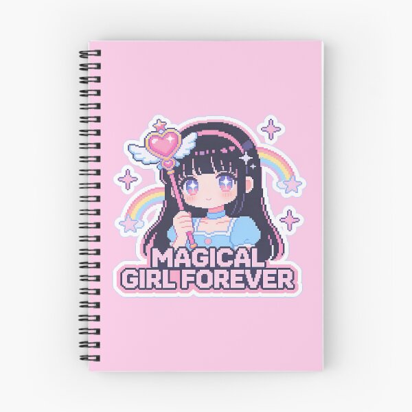 Item preview, Magical Girl Forever - Cute Pixel Art Anime Sticker designed and sold by PotionPixelArt.