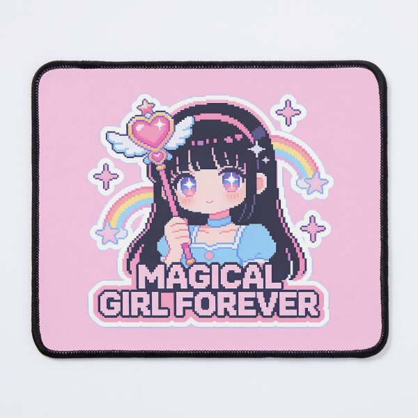 Item preview, Magical Girl Forever - Cute Pixel Art Anime Sticker designed and sold by PotionPixelArt.