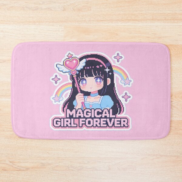 Item preview, Magical Girl Forever - Cute Pixel Art Anime Sticker designed and sold by PotionPixelArt.