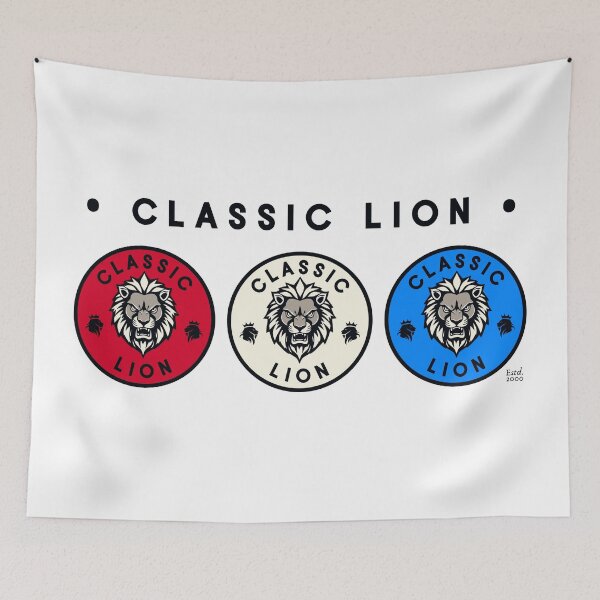 Item preview, Classic Lion Triple Logo designed and sold by pUNKnown.