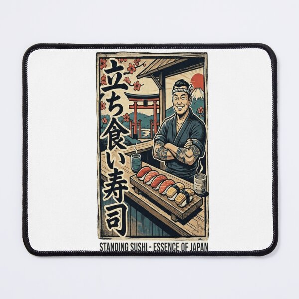 Item preview, Vintage Standing Sushi Bar - The Essence of Japan Art designed and sold by SAMURAI-KAMON.