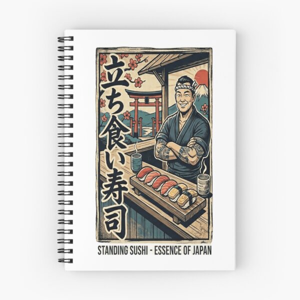 Item preview, Vintage Standing Sushi Bar - The Essence of Japan Art designed and sold by SAMURAI-KAMON.