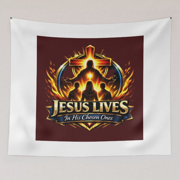 Item preview, Jesus Lives in His Chosen Ones designed and sold by MastersDesignNk.