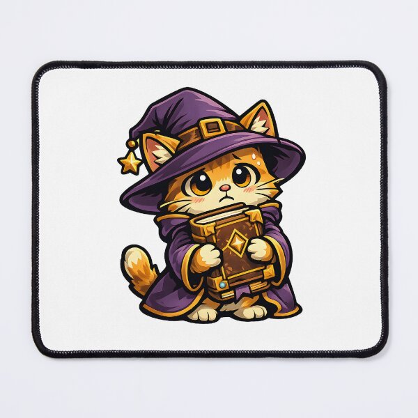 Item preview, Anxiety Mage Cat Introvert Wizard Cat Fantasy Shirt designed and sold by Byte Bark.