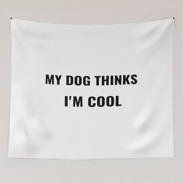 Item preview, My Dog Thinks I'm Cool T-Shirt – Funny Pet Owner Tee | Uncle Jichuan designed and sold by Uncle-Jichuan.