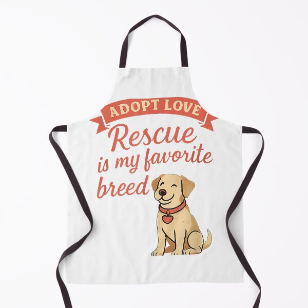 Item preview, Rescue Is My Favorite Breed Adopt Love Dog novelty T-Shirt designed and sold by DArtfulStudio.