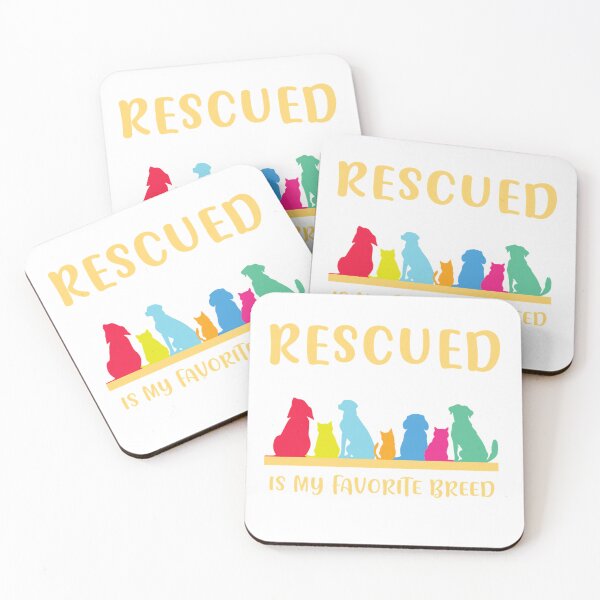 Item preview, Rescued is my favorite breed , Adopt save a pet Cat and Dog Long Sleeve T-Shirt designed and sold by DArtfulStudio.