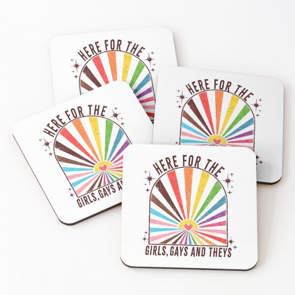 Item preview, Here For The Girls Gays And Theys designed and sold by elongatedjazz.