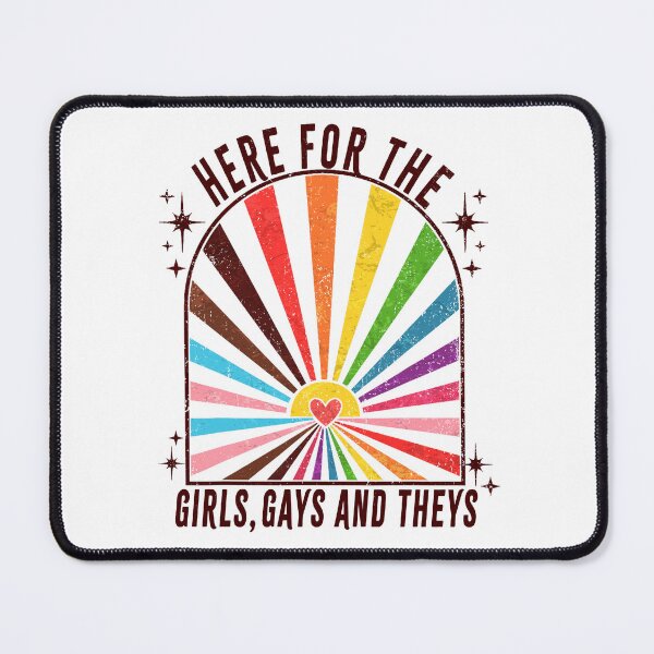 Item preview, Here For The Girls Gays And Theys designed and sold by elongatedjazz.