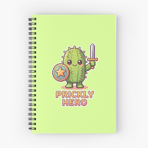 Item preview, Prickly Hero - Cute Pixel Art Cactus Knight designed and sold by PotionPixelArt.