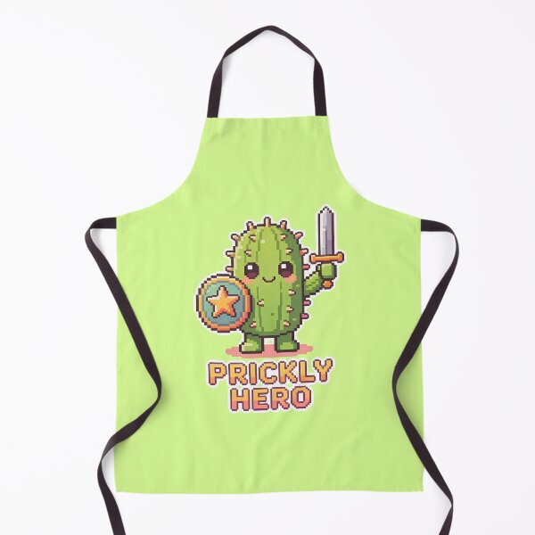 Item preview, Prickly Hero - Cute Pixel Art Cactus Knight designed and sold by PotionPixelArt.