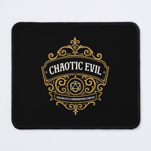 Item preview, Chaotic Evil Violence Conversation Starter designed and sold by pixeptional.
