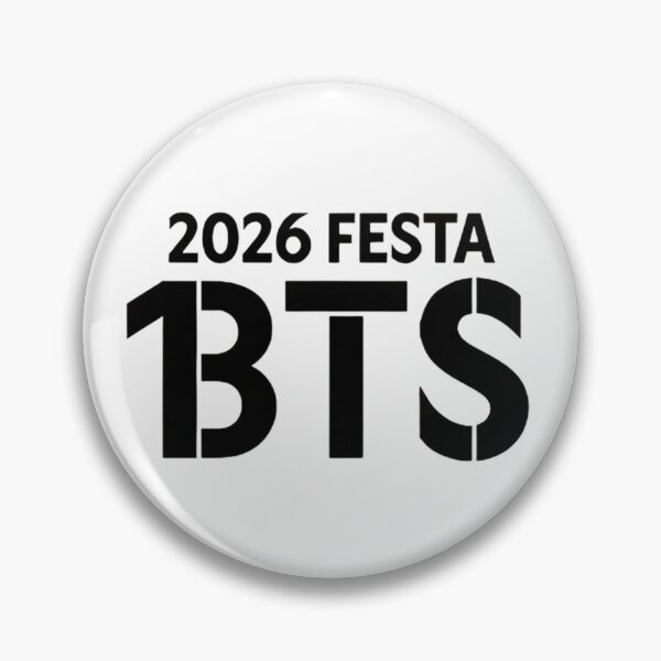 Item preview, BTS 2026 Festa Minimalist Logo Design designed and sold by moamaxshop.