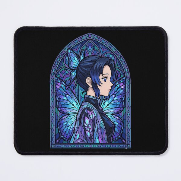 Item preview, Shinobu Kocho Demon Slayer Butterfly Stained Glass designed and sold by mildaclairmo.
