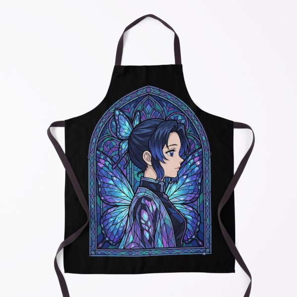Item preview, Shinobu Kocho Demon Slayer Butterfly Stained Glass designed and sold by mildaclairmo.
