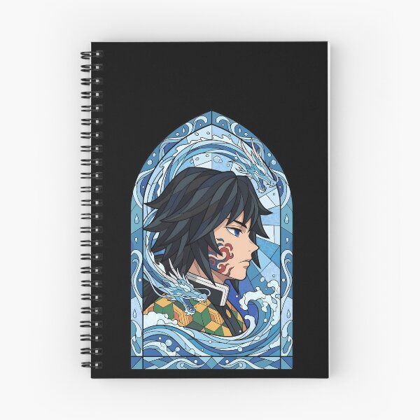 Item preview, Giyu Tomioka Demon Slayer Water Dragon Stained Glass designed and sold by mildaclairmo.