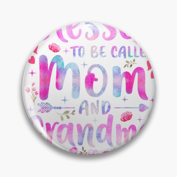 Item preview, Mother's Day Blessed To Be Called Mom And Grandma Flowers T-Shirt designed and sold by DArtfulStudio.