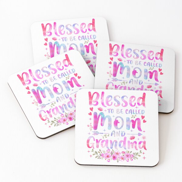 Item preview, Mother's Day Blessed To Be Called Mom And Grandma Flowers T-Shirt designed and sold by DArtfulStudio.