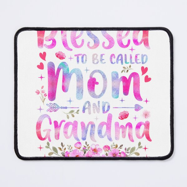 Item preview, Mother's Day Blessed To Be Called Mom And Grandma Flowers T-Shirt designed and sold by DArtfulStudio.