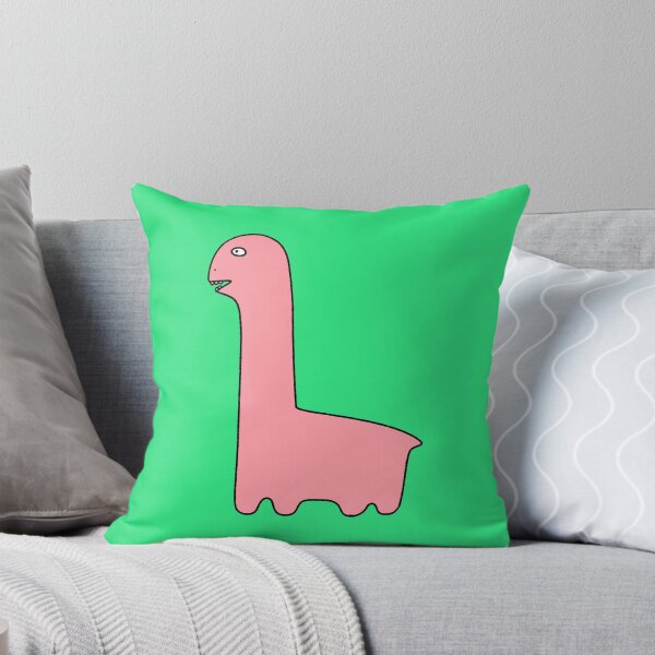 Item preview, Cute Pink Long Neck Dinosaur Hand Drawn Character designed and sold by ubborn.