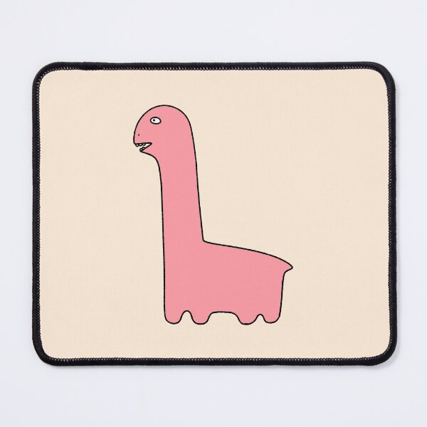 Item preview, Cute Pink Long Neck Dinosaur Hand Drawn Character designed and sold by ubborn.