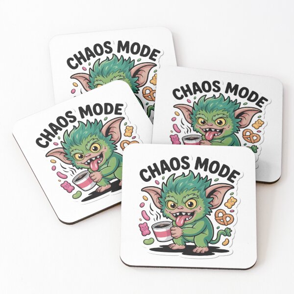 Item preview, Gremlin Mode Chaos Sticker - Kawaii Coffee Snack Creature for Laptops & Water Bottles designed and sold by AVACL0.